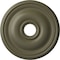 Ekena Millwork Bradford Ceiling Medallion (Canopies up to 4 3/8"), 18 1/8"OD x 3 3/4"ID x 1 1/8"P, Spartan Stone CM18BRSSF - alternate 1